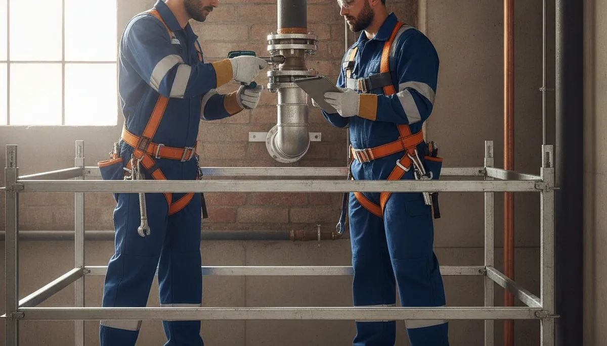 Andover, MA plumber repairing a residential pipe for fast plumbing service