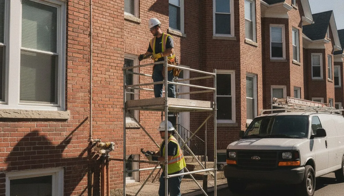 Plumber repairing pipes for a home in Andover, MA, for fast plumbing repair service