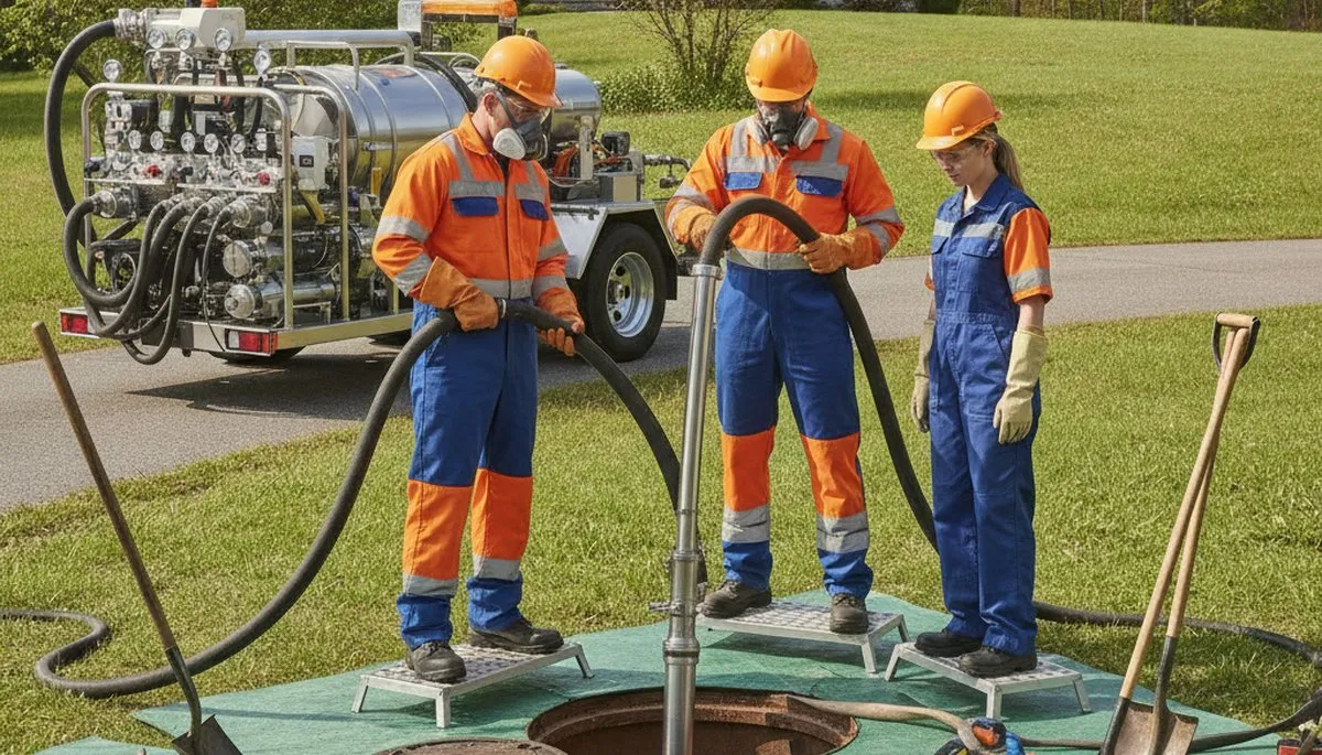 Septic tank cleaning service for Andover, MA homes by On Call Plumbers