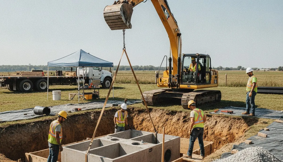 Septic tank installation service in Andover, MA for local homes and soil conditions
