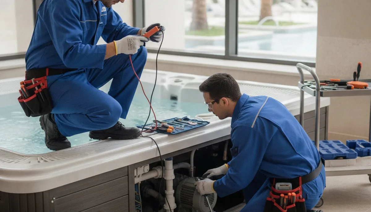 Spa repair service in Andover, MA for home plumbing systems and water pressure issues