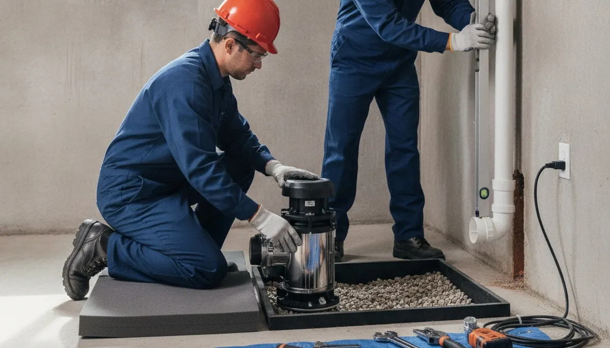 Sump pump installation service for Andover, MA homes by On Call Plumbers