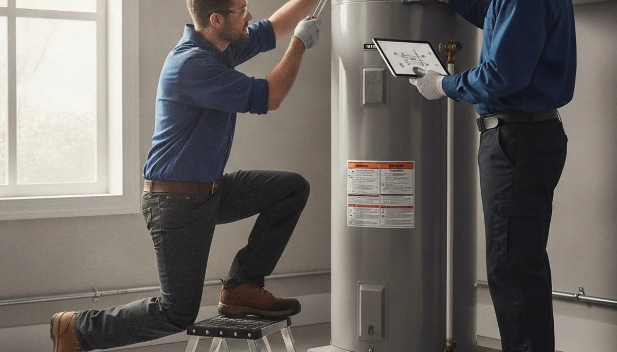 Water heater repair service for homes in Andover, MA by On Call Plumbers
